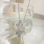 [Elowen jewels ]FLOWER DIAMOND NECKLACE