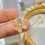 [Elowen jewels ]FLOWER DIAMOND NECKLACE