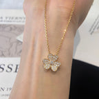 [Elowen jewels ]FLOWER DIAMOND NECKLACE
