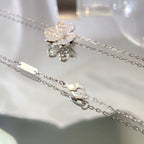 [Elowen jewels ]FLOWER DIAMOND NECKLACE
