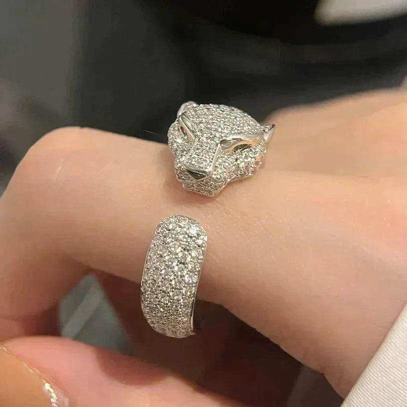 [Elowen jewels ]PANTHERE 5.5MM ALL DIAMOND RING