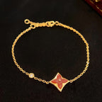 [Elowen jewels ]COLOR STAR CARNELIAN PINK GOLD DIAMOND BRACELET