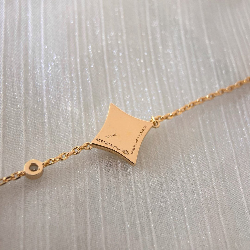 [Elowen jewels ]COLOR STAR CARNELIAN PINK GOLD DIAMOND BRACELET