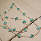 {
  "Elowen jewels ": "Elowen jewels ",
  "CLOVER 20 MOTIFS MALACHITE GOLD": "クローバー 20モチーフ マラカイト ゴールド"
}