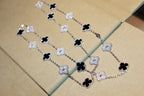 [Elowen jewels ]CLOVER 20 MOTIVE ONYX DIAMANT SILBER