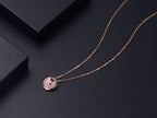 [Elowen jewels ]AMULETTE ROSE GOLD PINK MOP NECKLACE