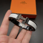 [Elowen jewels ]H-ARMBAND 12MM SCHWARZ WEIẞ KERAMIK