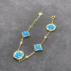 [Elowen jewels ]STAR AND SUN TURQUOISE 4 MOTIFS 3 DIAMONDS