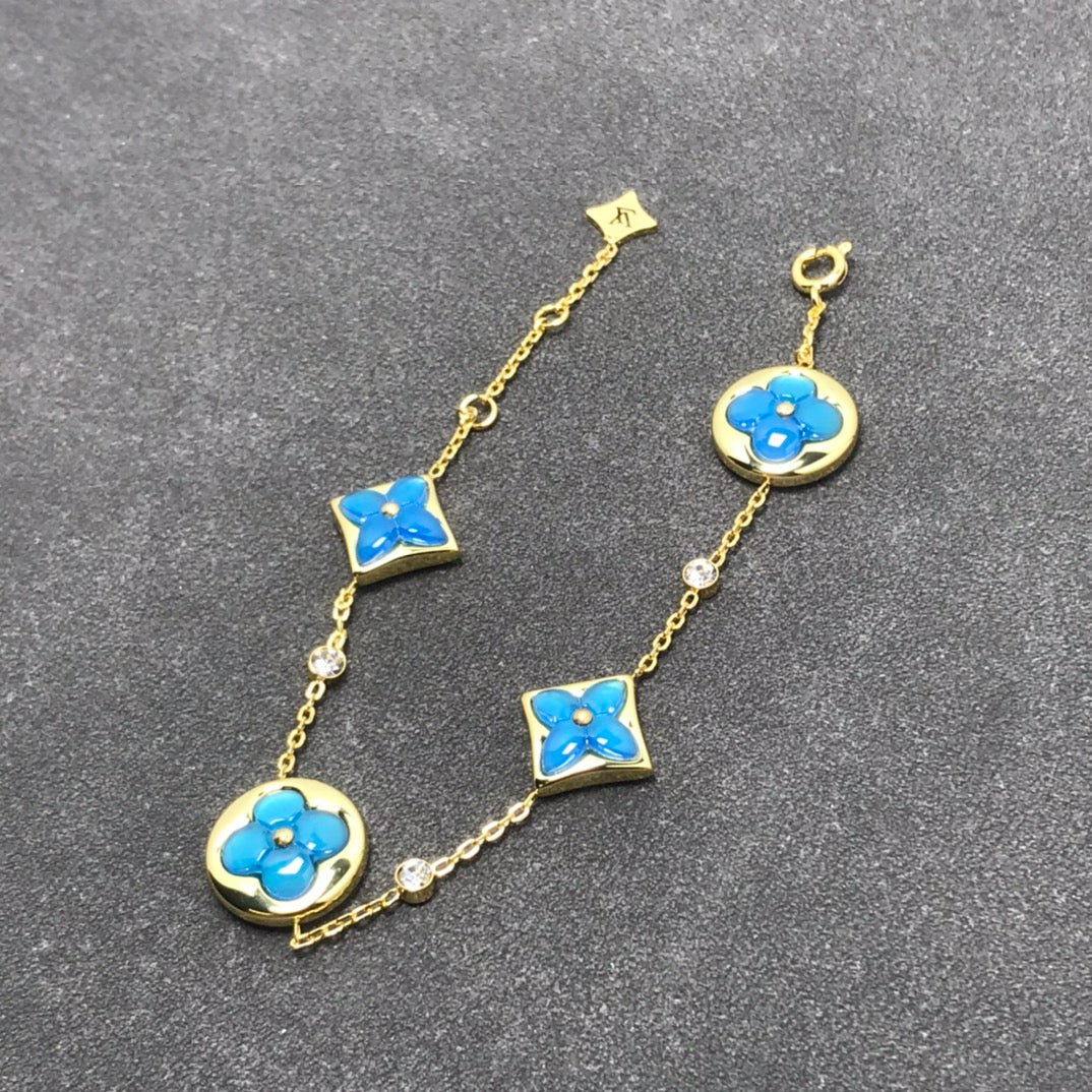 [Elowen jewels ]STAR AND SUN TURQUOISE 4 MOTIFS 3 DIAMONDS