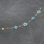 [Elowen jewels ]STAR AND SUN TURQUOISE 4 MOTIFS 3 DIAMONDS
