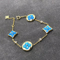 [Elowen jewels ]STAR AND SUN TURQUOISE 4 MOTIFS 3 DIAMONDS