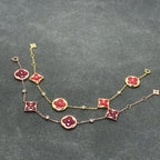 [Elowen jewels ]STERN- UND SONNEN-KARNEOL 4 MOTIVE 3 DIAMANTEN