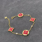 [Elowen jewels ]STERN- UND SONNEN-KARNEOL 4 MOTIVE 3 DIAMANTEN