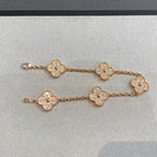 [Elowen jewels ] CLOVER 5 MOTIF FULL DIAMOND BRACELET COLLECTION