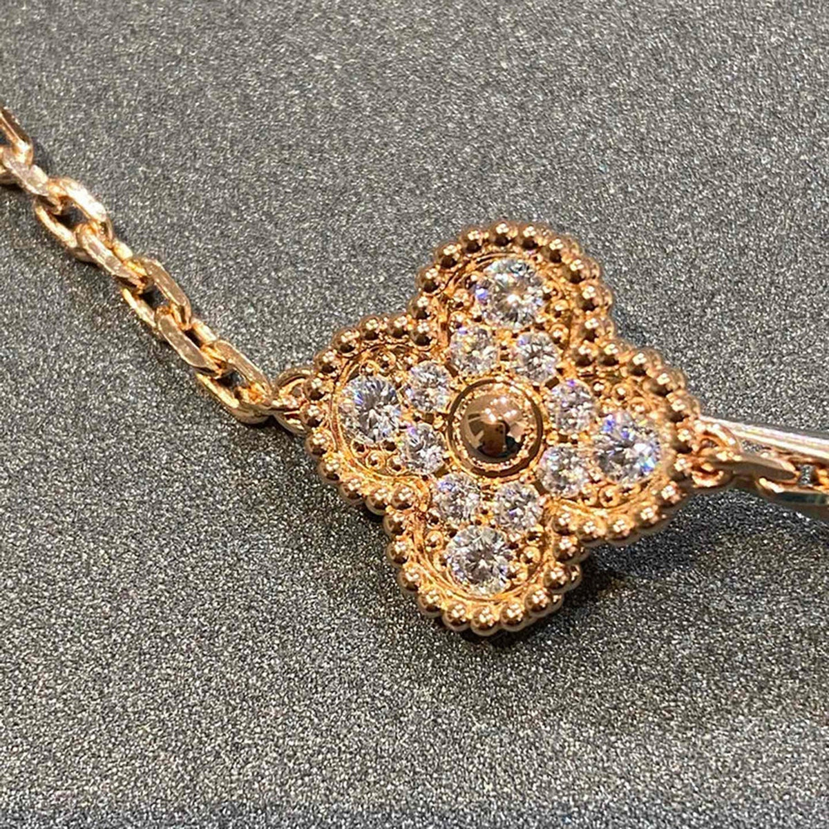 [Elowen jewels ] CLOVER 5 MOTIF FULL DIAMOND BRACELET COLLECTION