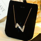 [Elowen jewels ]VOLT SILVER DIAMOND PEDANT NECKLACE