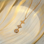{
  "Elowen jewels ": "Elowen jewels スター＆サン ダイヤモンド ピンクゴールドネックレス"
}