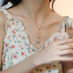 {
  "Elowen jewels ": "Elowen jewels スター＆サン ダイヤモンド ピンクゴールドネックレス"
}