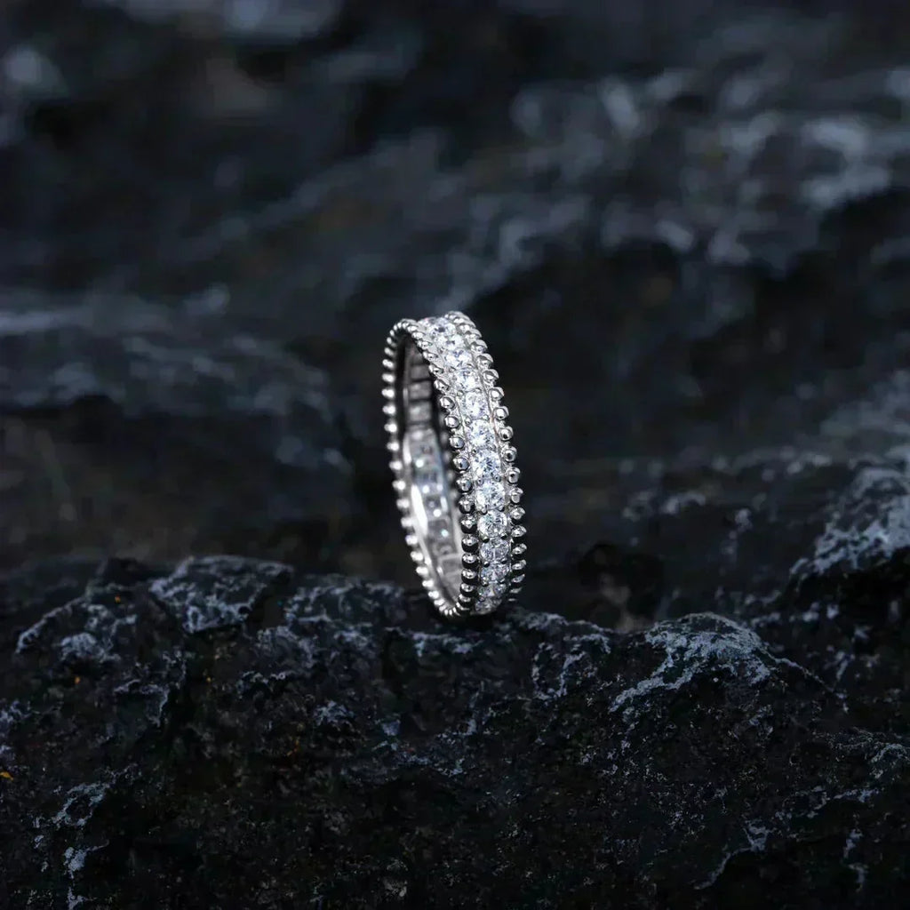 [Elowen jewels ]PERLEE DIAMANT-SILBERRING