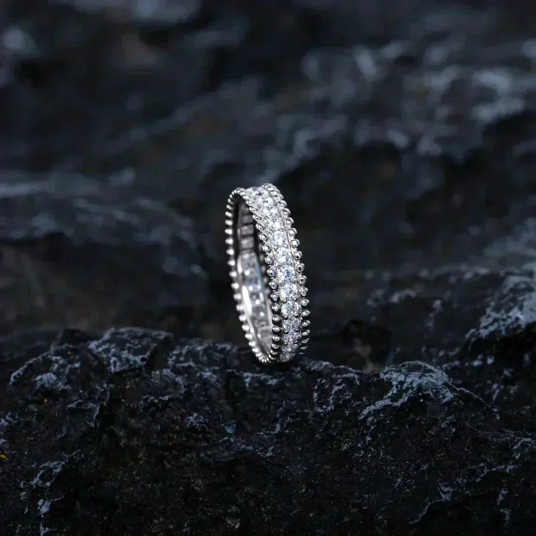 [Elowen jewels ]PERLEE DIAMANT-SILBERRING