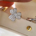 [Elowen jewels ]CLOVER COSMOS DIAMANT-OHRRINGE SILBER