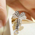 [Elowen jewels ]CLOVER COSMOS DIAMANT-OHRRINGE SILBER