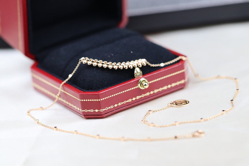 [Elowen jewels ]クラッシュピンクゴールドネックレス