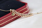 [Elowen jewels ]クラッシュピンクゴールドネックレス