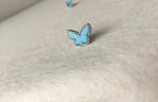 [Elowen jewels ]SCHMETTERLING TÜRKIS OHRRINGE SILBER