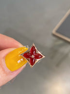 [Elowen jewels ]STAR AND SUN PINK GOLD CARNELIAN STUD EARRINGS