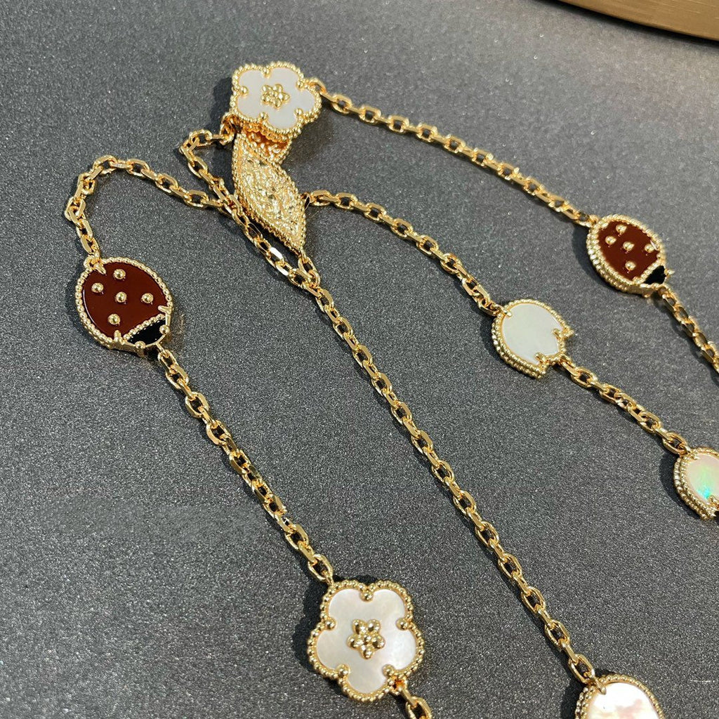 [Elowen jewels] LUCKY SPRING HALSKETTE MIT 15 MOTIVEN IN GOLD