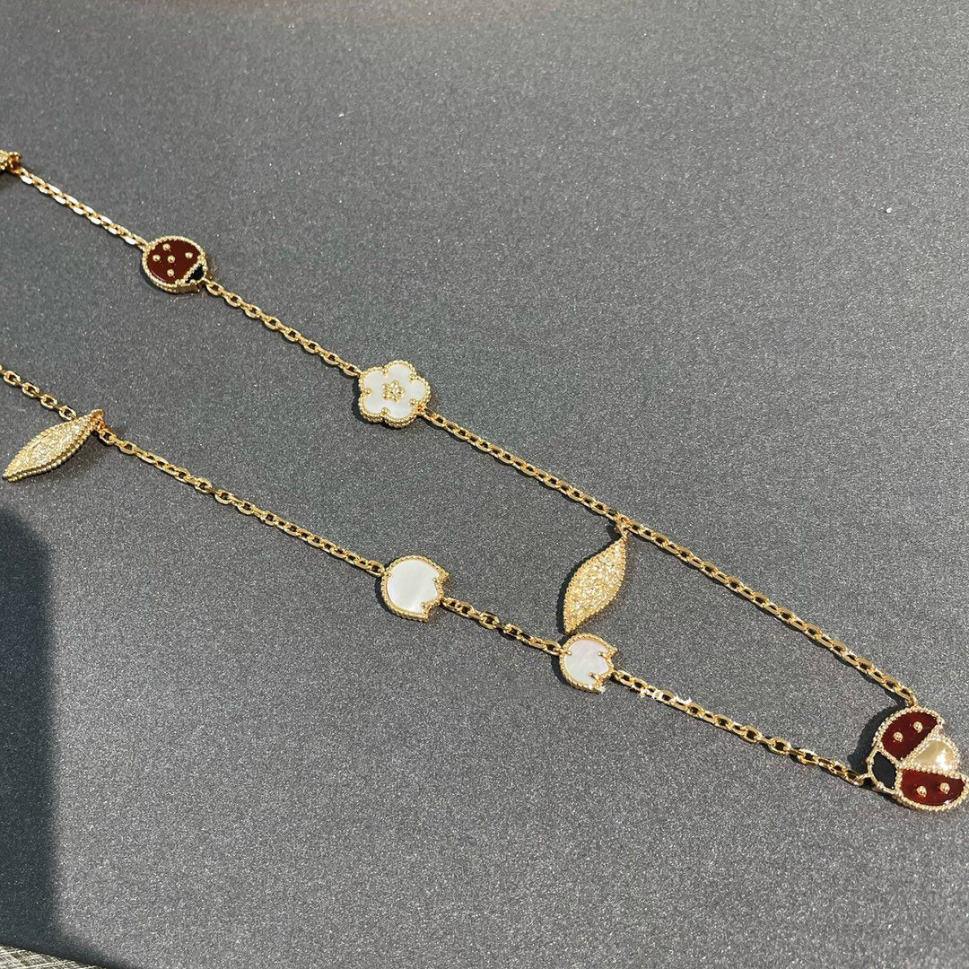 [Elowen jewels] LUCKY SPRING HALSKETTE MIT 15 MOTIVEN IN GOLD