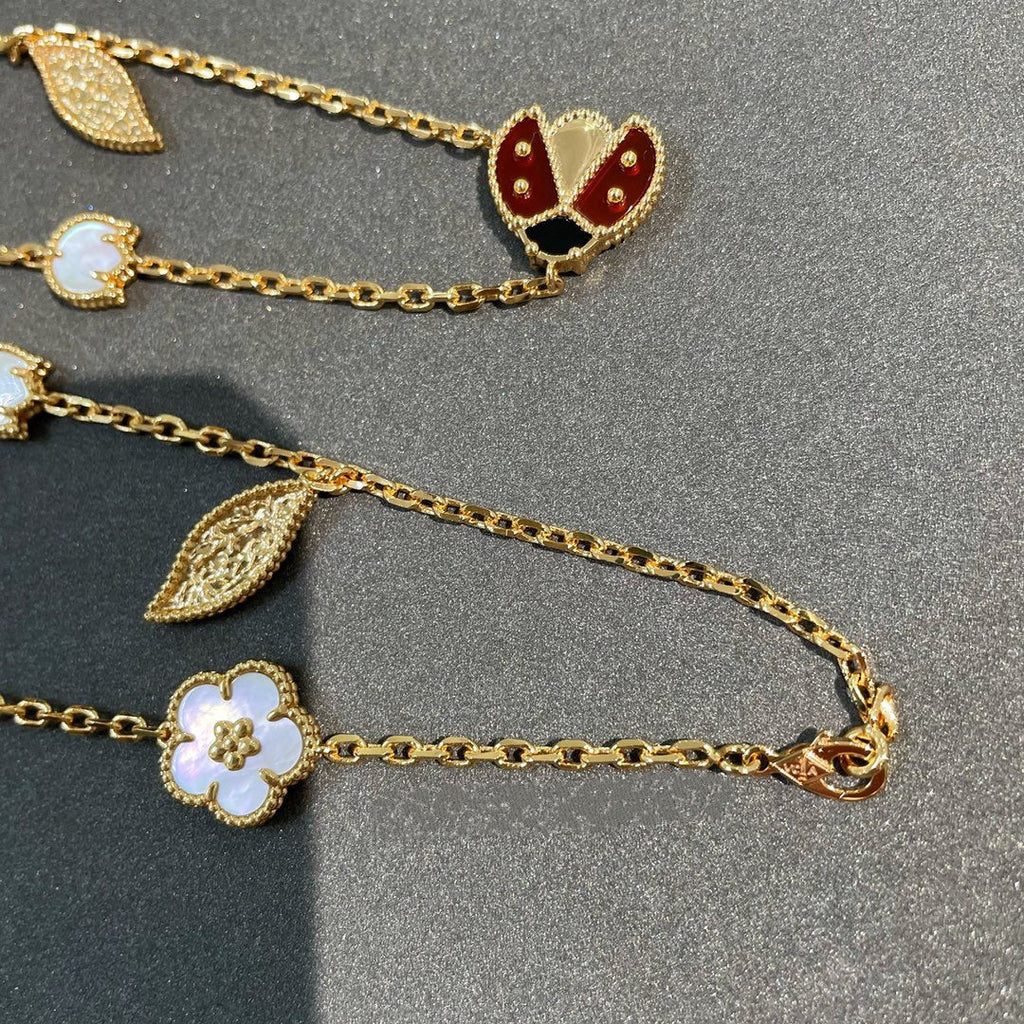 [Elowen jewels] LUCKY SPRING HALSKETTE MIT 15 MOTIVEN IN GOLD