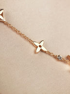 [Elowen jewels ]STAR AND SUN 7 MOTIFS GOLD BRACELET