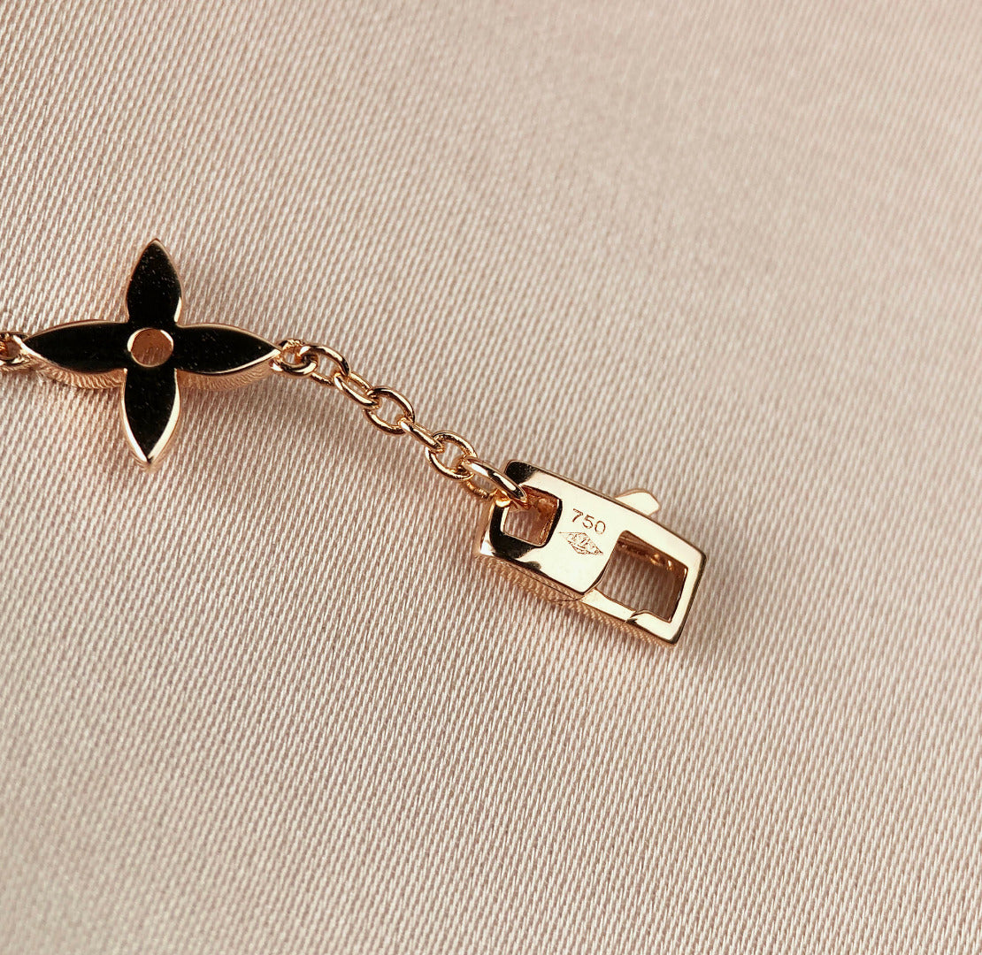 [Elowen jewels ]STAR AND SUN 7 MOTIFS GOLD BRACELET