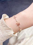 [Elowen jewels ]STAR AND SUN 7 MOTIFS GOLD BRACELET