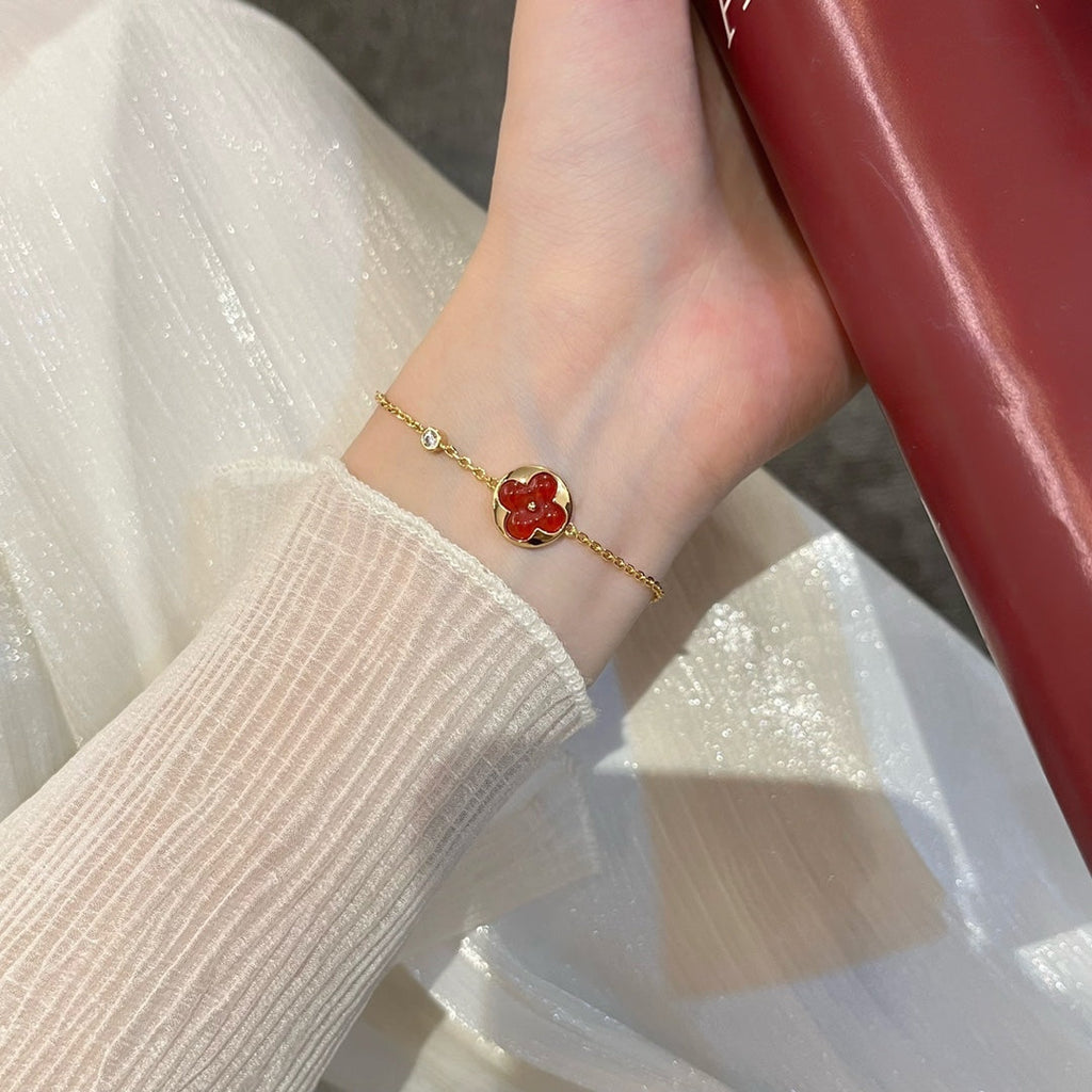 [Elowen jewels ]SUN PEDANT CARNELIAN BRACELET