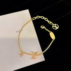 [Elowen jewels ]LOGO STAR MOTIF GOLD BRACELET