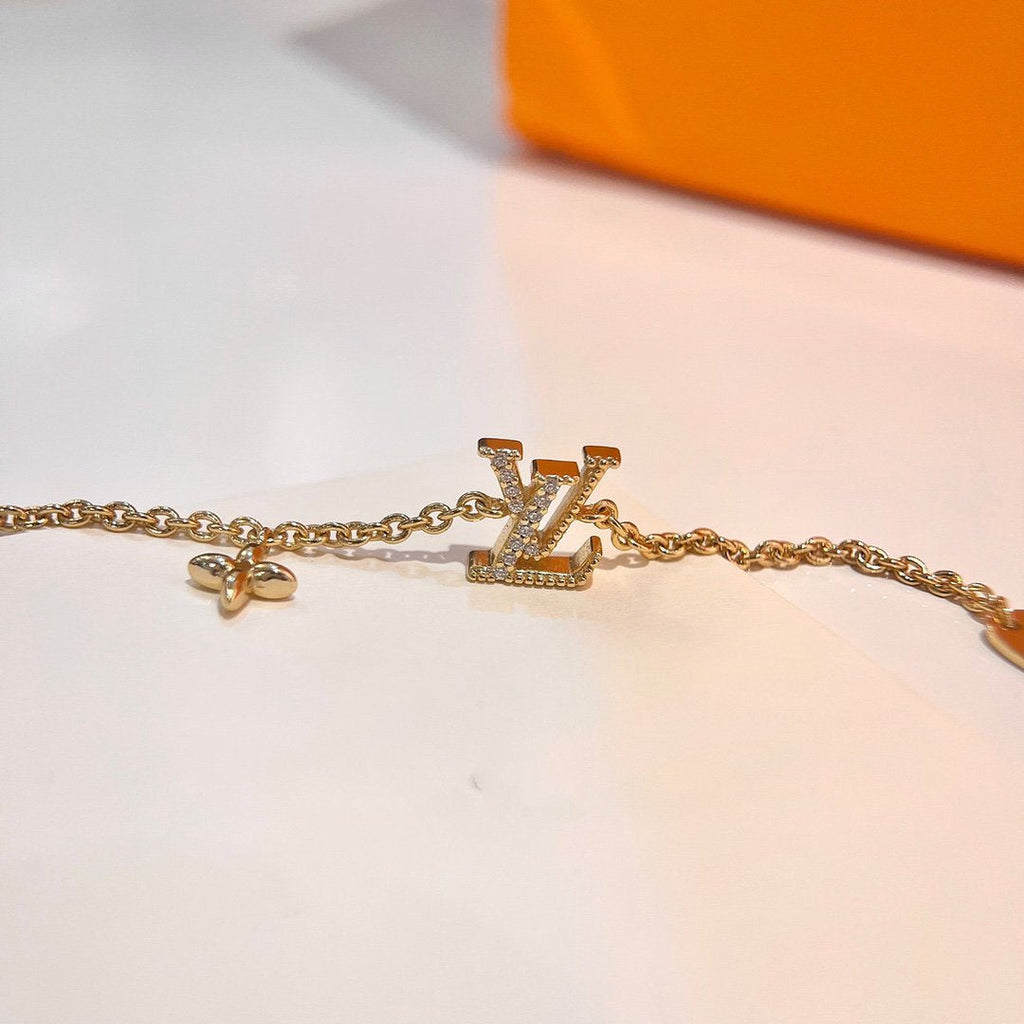 [Elowen jewels ]LOGO STAR MOTIF GOLD BRACELET