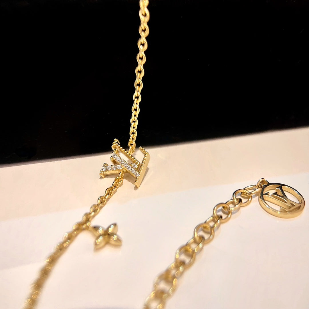 [Elowen jewels ]LOGO STAR MOTIF GOLD BRACELET
