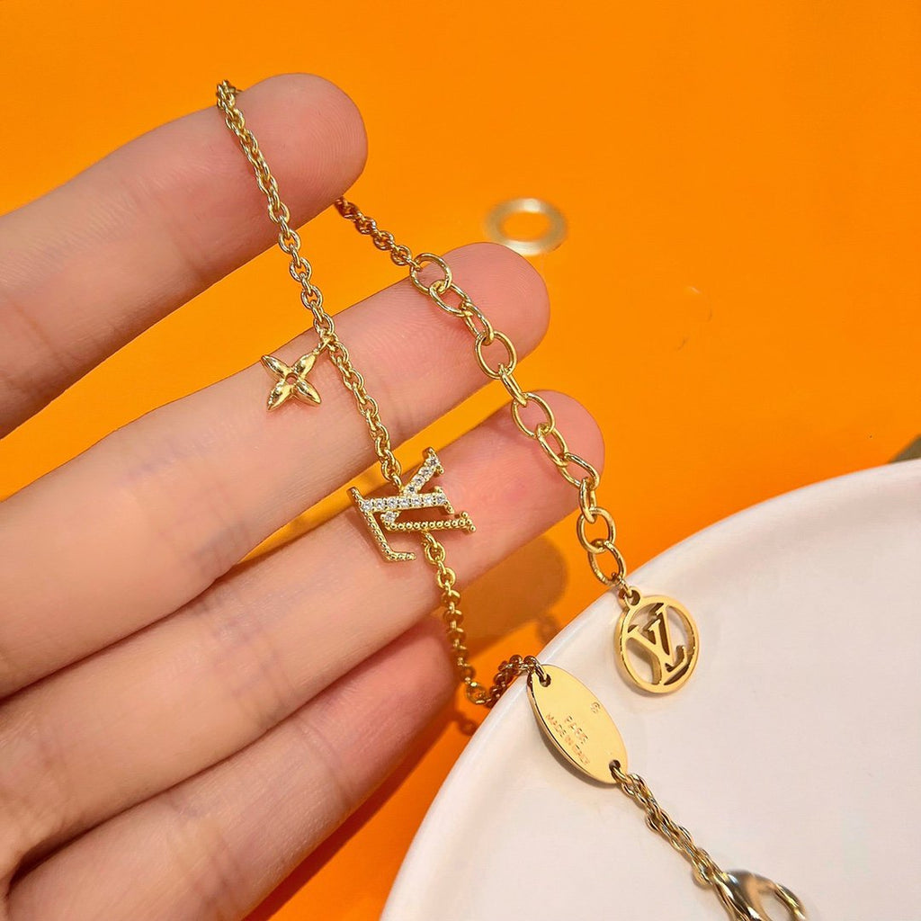 [Elowen jewels ]LOGO STAR MOTIF GOLD BRACELET