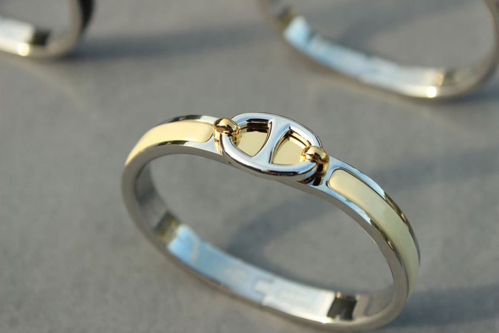 [Elowen jewels ]CLIC CHAINE SILVER BRACELET
