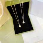 [Elowen jewels ]CLOVER MINI 9.5MM WHITE MOTHER-OF-PEARL NECKLACE