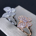 [Elowen jewels ]BUTTERFLY PINK GOLD DIAMOND RING