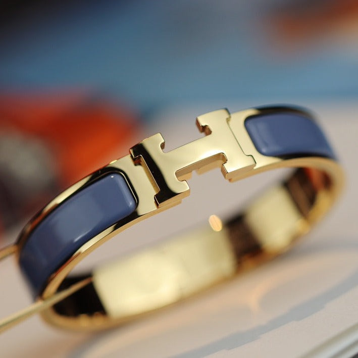 [Elowen jewels ]H BRACELET 12MM BLUE GRAY