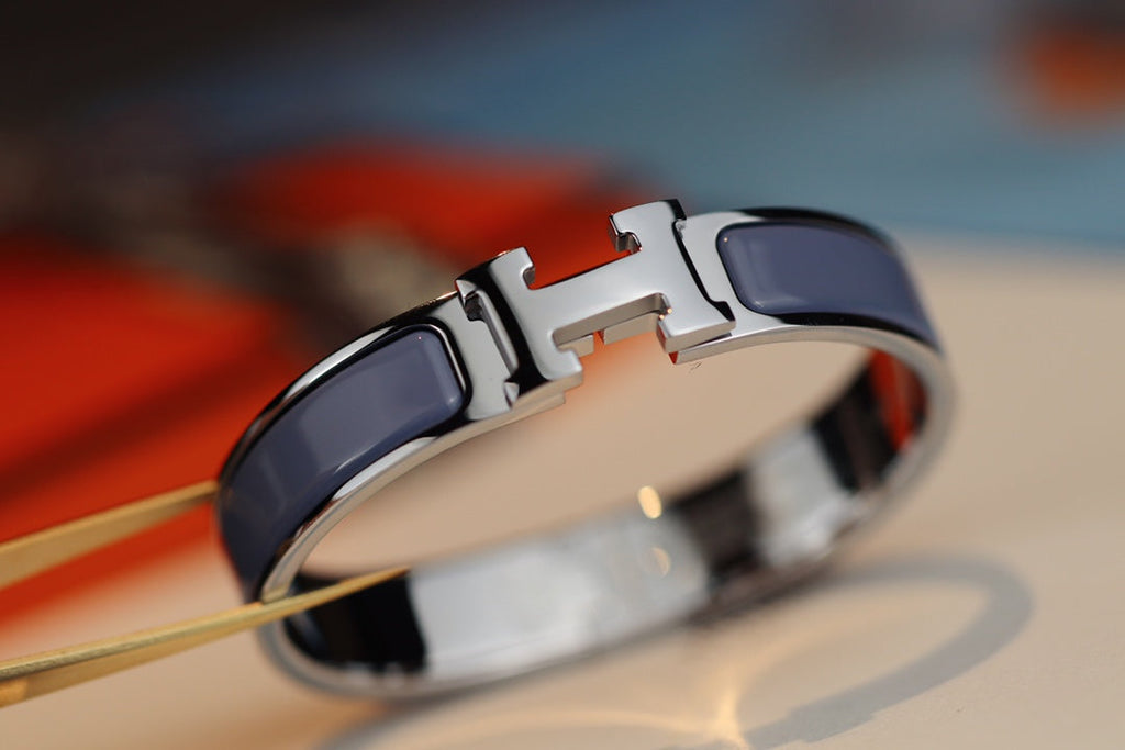 [Elowen jewels ]H BRACELET 12MM BLUE GRAY