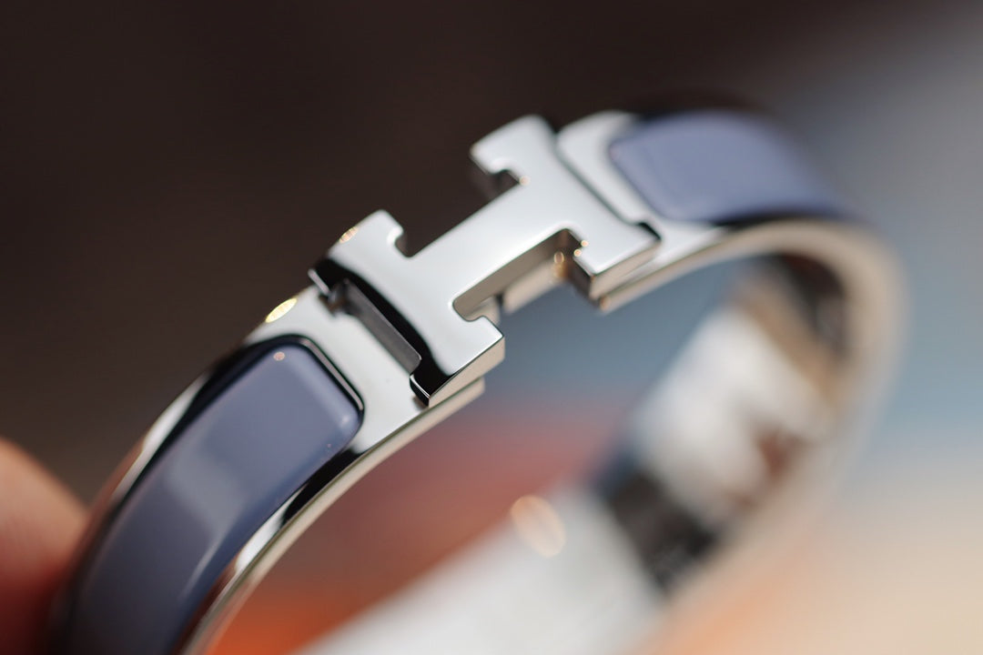[Elowen jewels ]H-ARMBAND 12MM BLAUGRAU