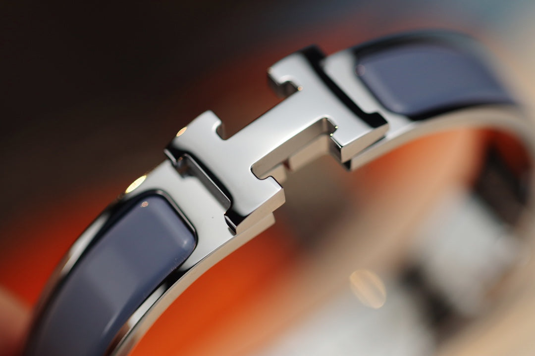[Elowen jewels ]H-ARMBAND 12MM BLAUGRAU