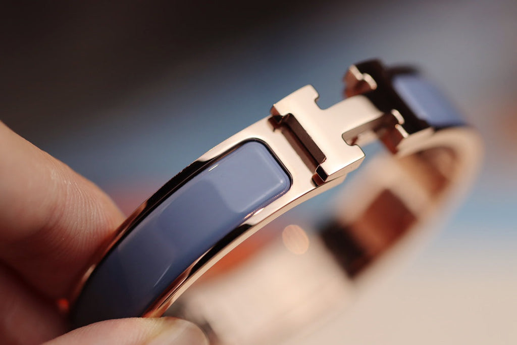 [Elowen jewels ]H BRACELET 12MM BLUE GRAY