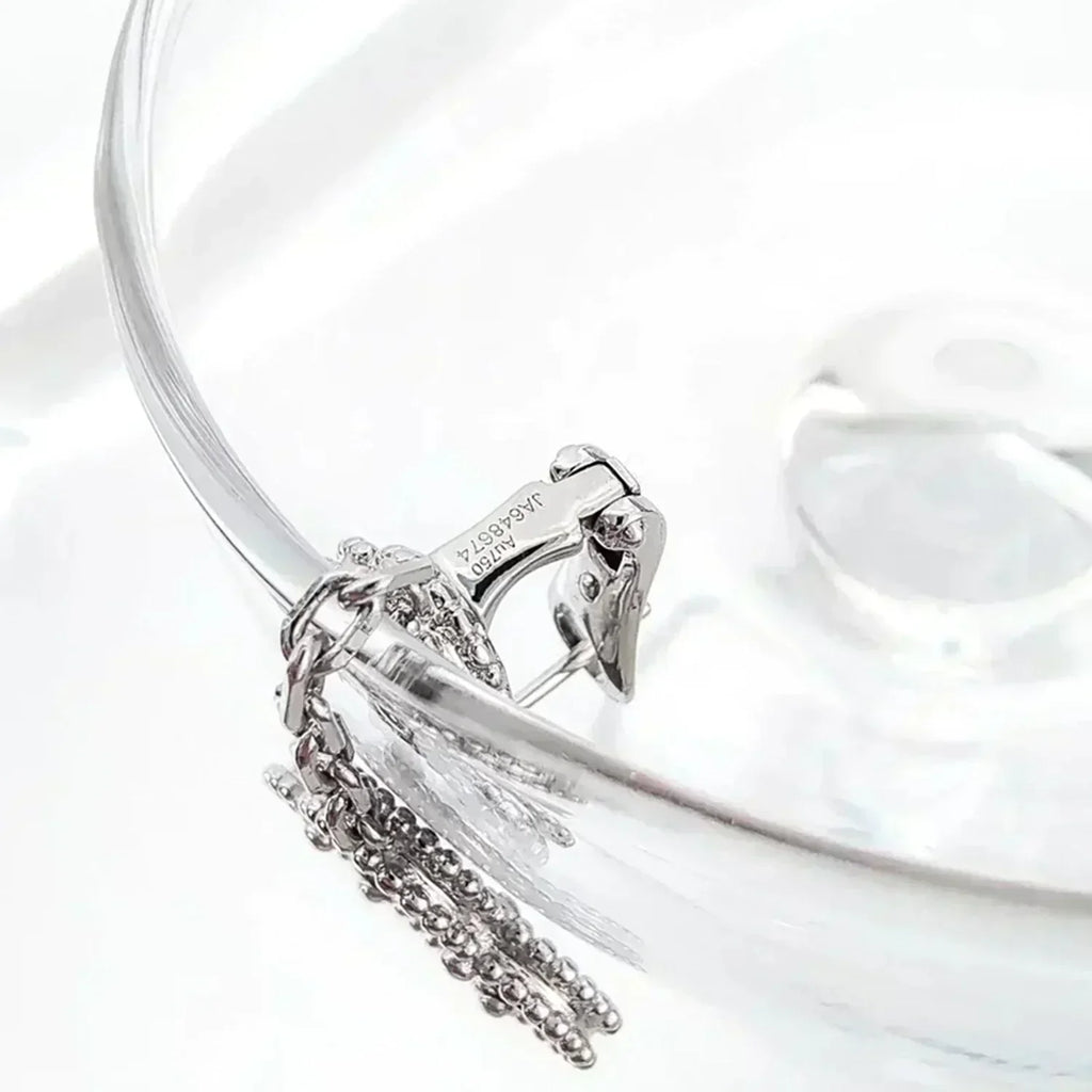 [Elowen jewels ]CLOVER 2 MOTIVE DIAMANT ONYX OHRRINGE SILBER